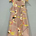 Shilla Tan Floral Dress Size L EUC Photo 2