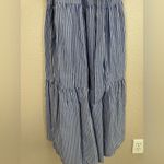 J.Crew Striped Maxi Dress in Lagoon White Stripes size 4 $168 Photo 8