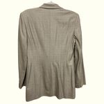 Anne Klein  Vintage Tan‎ Long Wool Blend Tailored Blazer Jacket Size 10 Photo 1