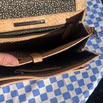 Loeffler Randall  Embossed Python Rider Tan Beige Leather Purse Photo 7