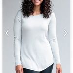 PEACH Asado Sweater‎ Knit Light Blue Long Sleeve L NWT Size L Photo 2