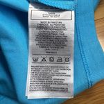 Reebok  Women's Bold Cyan Training Identity Classic logo Pocket T-Shirt|Size:S Photo 6