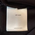 Kasper Classic Black scalloped Midi Dress size 12 NWT Photo 4