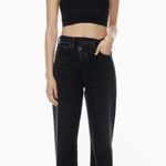 AGOLDE Black Criss Cross Jeans Size 23 Photo 1
