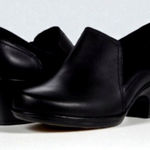 Clarks  Emily Amelia Leather Shoes Women  8.5 M Black Office Business Casual EUC Photo 0