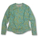 Vineyard Vines Performance Palm Leaf Print Long Sleeve Rash Guard Swim Top XS Photo 0