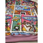 Members Only  Looney Tunes Comic Graphic Hoodie Dress Mini All Over Print Medium Photo 3