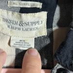 Denim & Supply Ralph Lauren RALPH LAUREN DENIM & SUPPLY RL SURPLUS BUTTON DOWN FLANNEL
WOMEN M BLACK/CREAM Photo 5