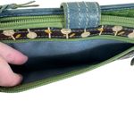 Fossil  Brown Colorful Foliage Leaves Bifold Snap Closure Leather Wallet Photo 2