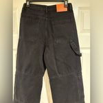 Princess Polly  Wide Leg Cargo Black Pants Size 6 NWOT Photo 2