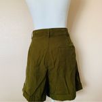 Worthington  Olive Green Faux Suede Shorts Photo 3