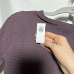 Old Navy Purple Plush Long-Sleeve Crew-Neck T-Shirt for Women Photo 3