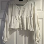 Out From Under  Waffle Knit Cropped Long Sleeve Photo 1