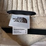 The North Face  Sweater Womens Large Beige Shawl Neck Long Sleeve Wool Blend Photo 1