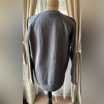 ANRABES SWEATSHIRTS LONG SLEEVE TUNIC TOPS CREW NECK PULLOVER WITH SIDE ZIPPER Black Size L Photo 2