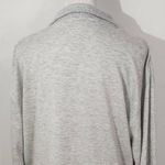 Three Dots Gray Pullover Sweatshirt Small Gray Sweatshirt Quarter-zip Pullover Photo 4