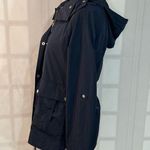 French Connection  Navy Hooded Lightweight Water Resistant Fall Jacket Size XS Photo 6