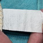 Daytrip  Turquiose Acid Wash Studded Cross Dolman Long Sleeve Top Size Small Photo 6