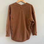 Lululemon  Rippled V-neck Pullover‎ in Copper Brown Size 4 Photo 3