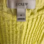 J.Crew  Pintuck Neon Citron Cami Yellow Size 8 Photo 4