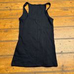 American Eagle Ribbed Tank Top Black NYC Graphic Racerback Women XS Photo 2