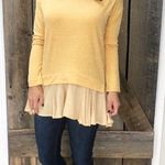 Hailey & Co. Yellow Twofer Sweater Photo 0