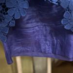 Luisa Spagnoli Women's Blue Designer Overcoat (IT 42) & Floral Cutout Dress (Sm) Photo 10