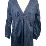 H&M LOGG Gray Cotton Long Sleeve Dress Size 6 Photo 0