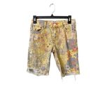 Free People Free‎ People Alani Banana Floral Printed Cutoff Shorts Photo 1