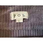 POL  Grey Corduroy Moto Style Studs Zippers Mini Size Large Photo 4