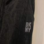 DKNY Sport Black Velvet Velour Y2K Wide Leg Rhinestone Logo Lounge Pants Size Sm Photo 2