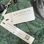 NWT Charmian Corset Jacket Belt Bag Set Emerald Green Lace Size Medium Photo 1