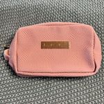 Mac Pale Pink Makeup Bag FY23 Holiday GWP w Gold Accents Zipper Closure Photo 1