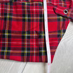 Social Collision Hot Topic plaid gothic crop tank buckle grunge punk Christmas L Red Size L Photo 5