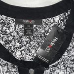 Style & Co . Woman NWT Size 3X Black & White Speckled Zip Front Jacket Photo 5