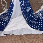 Arizona Jeans  Co. Blue Paisley Bandana Bikini Swim Top Photo 1