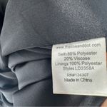 Line and Dot  black and white pinstripe drop waist dress size large Photo 3