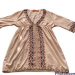 Urban Mango Bohemian embroidered top size women’s XL Orange Photo 2