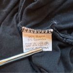 Pattyboutik Black Deep V-Neck Top – Size Small Photo 8