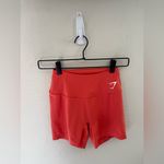Gymshark  Training Biker Short Size S Orange Coral Ruby Running Hiking Athletic Photo 1