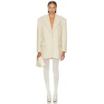 Wolford Velvet De Luxe 66 Tights in White Small New Womens Nylons Pantyhose Photo 3