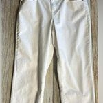 Talbots EUC  White Boyfriend Jeans 14 Photo 0