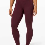Lululemon Align High-Rise Pant 28” – Cassis (Maroon), Size 20 (NWOT) Photo 0