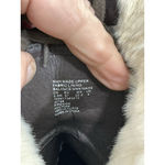 Womans SMNY Fireside Midcalf Combat Boots 5.5 M Brown Quilted Lined Lace Up Zip Photo 6