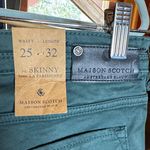 Scotch & Soda NWT Maison  La Parisienne Skinny Bedouin Blue Pine Green Size 25 Photo 7