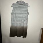 Neon Buddha Bali Gray Brown Ombre Cowl Neck Tunic Top Size M Photo 7