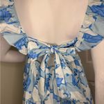 Peach Love California  Blue Floral Mini Dress Photo 9