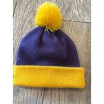 Minnesota Vikings NFL New Era Stocking Cap Hat Football Pom Pom Beanie SKOL Purple Photo 1