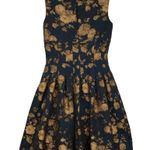 Cynthia Steffe Gabriella Gold Leaf Sleeveless Fit & Flare Dress Women’s Size 4 Photo 5