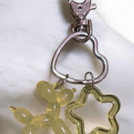 Yellow Balloon Dog and Star Keychain Photo 0